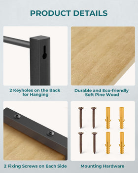 OROPY hidden-keyhole mounting for a clean kitchen look