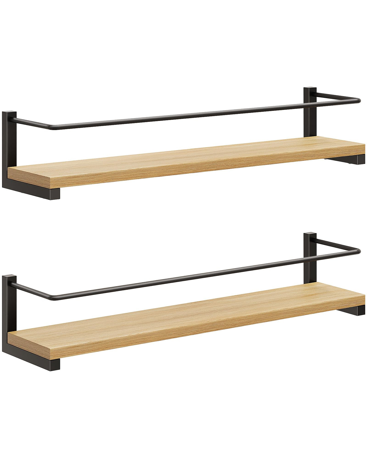 OROPY spice rack wood over stove on wall offers rustic kitchen organization