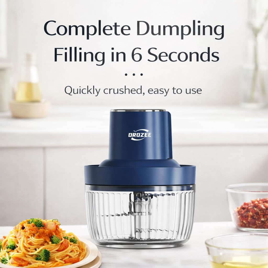 Orozee Deluxe 6-second quick chop capability for fast prep.