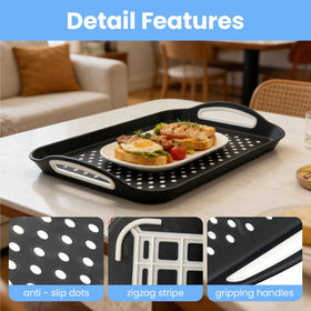 Orpomea couch tray versatile for snacks, coffee, or meals.