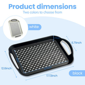 Orpomea serving tray set is dishwasher safe and eco-friendly.
