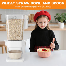 Osacoe durable plastic with silicone seals keeps dry foods fresh.