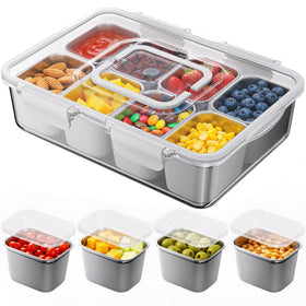 Osfel Snackle Box outer box view with clear lid for quick snack access