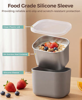 Osfel Snackle Box eight removable cups keep snacks organized