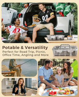 Osfel Snackle Box see-through design supports quick selection and cross-flavor prevention.