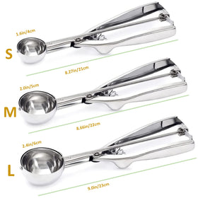 OSHLANT cookie scoops with trigger release reduce wrist strain during use