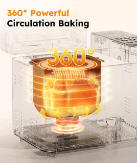 OSIPOTO 17-in-1 programs display shows versatile options for breads and more.
