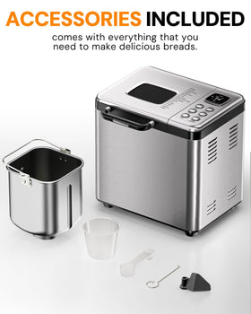 Removable OSIPOTO bread maker pan showing simple cleanup and storage.