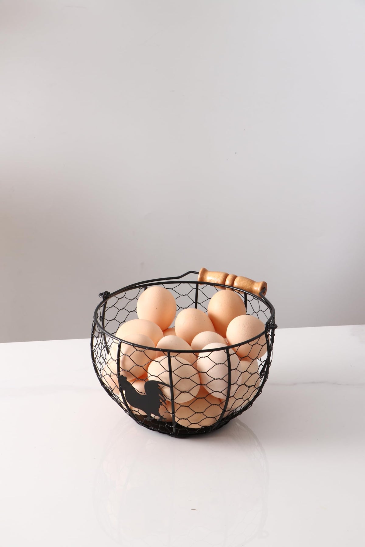 Oskas Gift Idea metal wire basket for housewarming or birthdays.