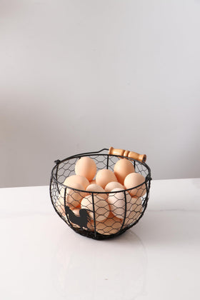 Oskas Gift Idea metal wire basket for housewarming or birthdays.