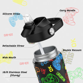 Ospivso bottle inside backpack demonstrates lightweight daily use