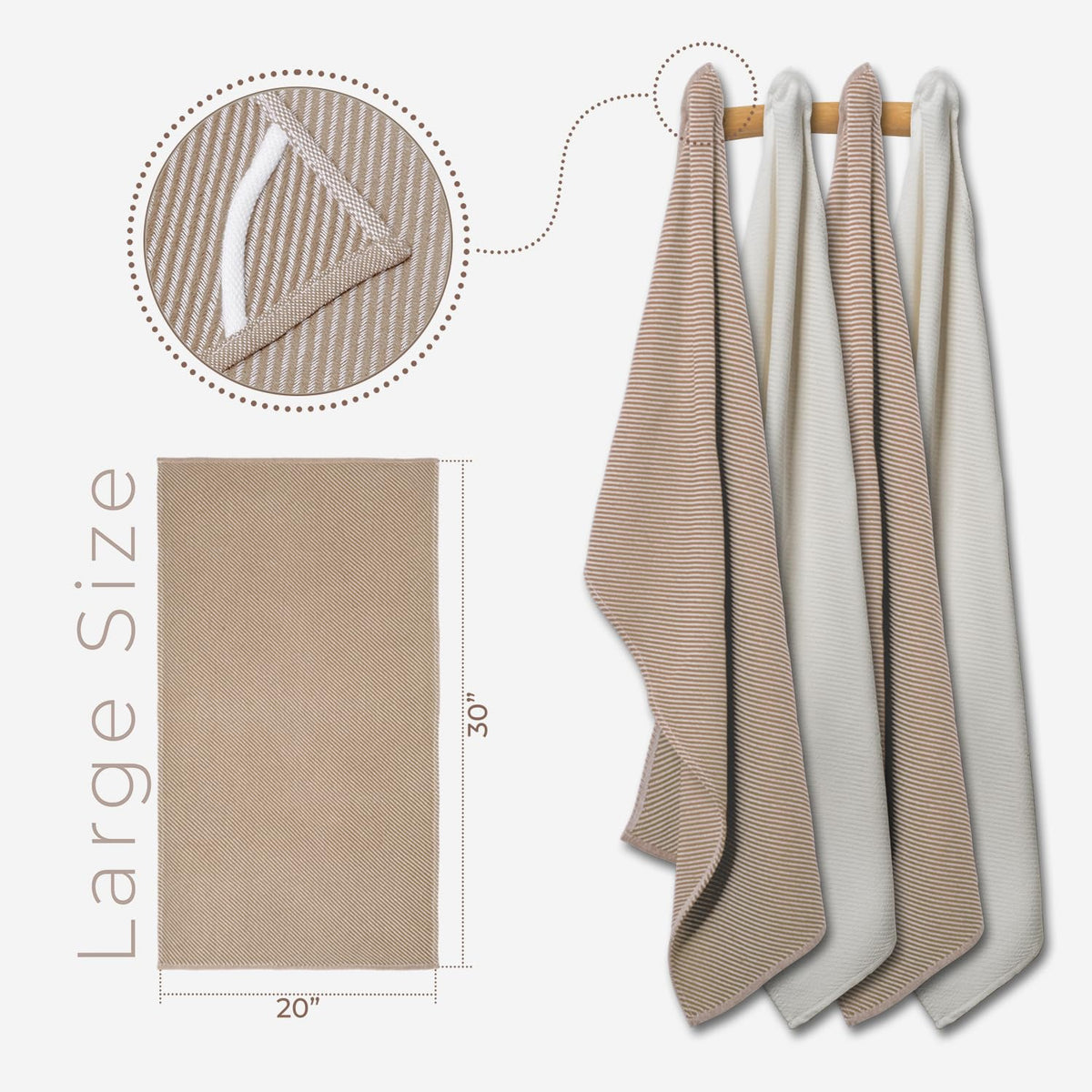 Quick-dry fabric design reduces drying time while remaining reusable and odor-resistant.