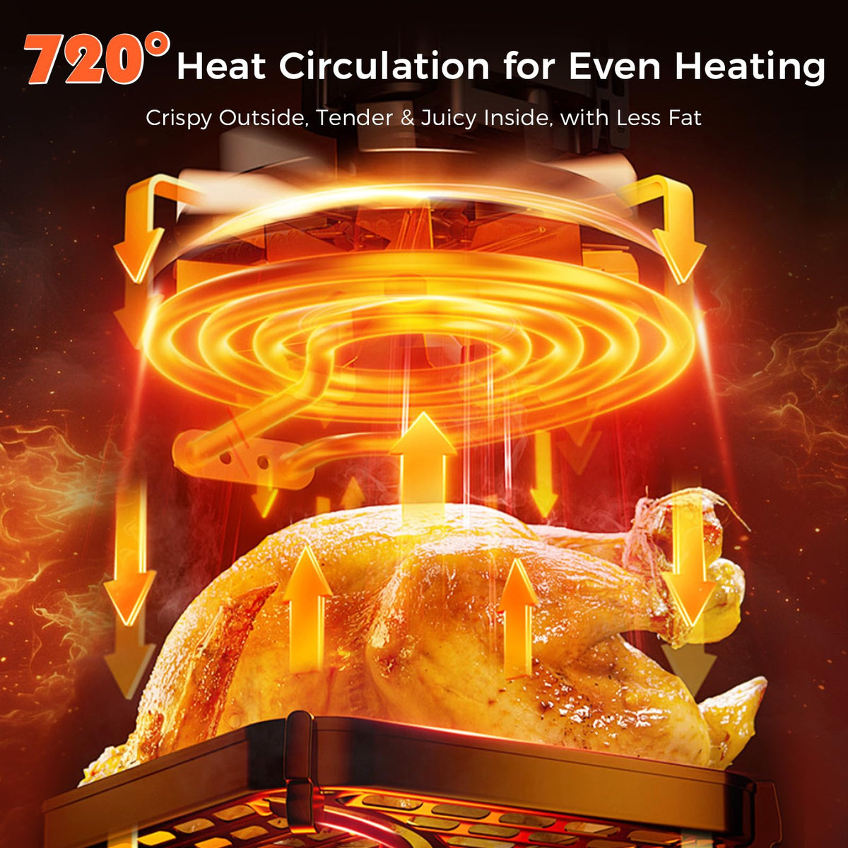 OSTBA 8.5QT with digital touchscreen simplifies timing and temperature control.