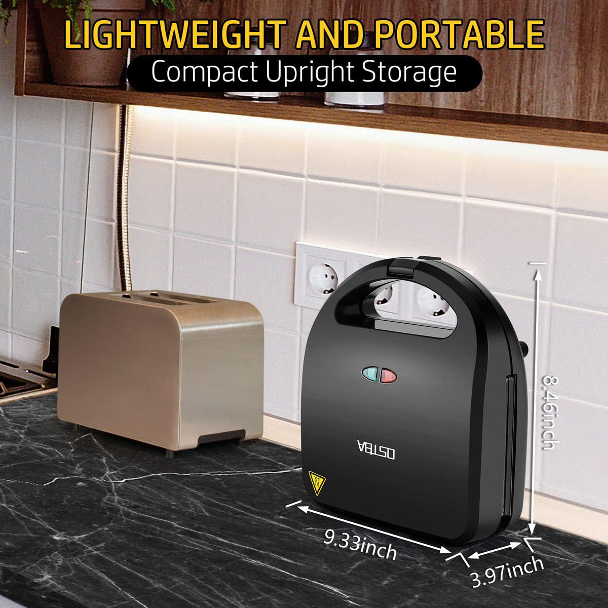 OSTBA compact upright design fits neatly in small kitchens