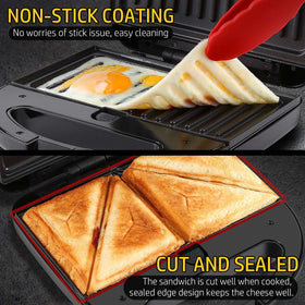 OSTBA cool-touch handle and anti-slip feet ensure safe cooking