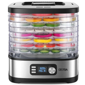 OSTBA dishwasher-safe trays simplify cleanup after batch drying