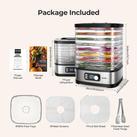OSTBA dehydrator drying fruits, vegetables, and herbs for healthy snacks