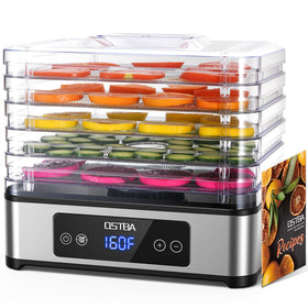 OSTBA food dehydrator front control panel for precise temp and timer management