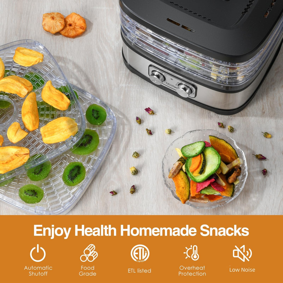 OSTBA dehydrator ideal for jerky and snacks at home