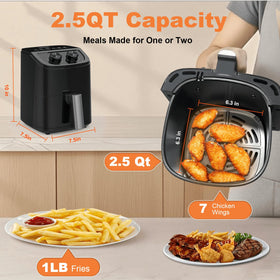 OSTBA nonstick dishwasher-safe basket eases cleanup after cooking.