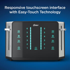 Oster toaster removable crumb tray for quick cleanup
