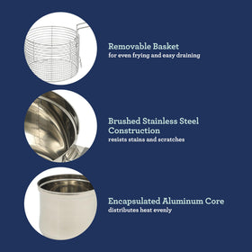 Oster Beauford 5-ply encapsulated base delivers even heat
