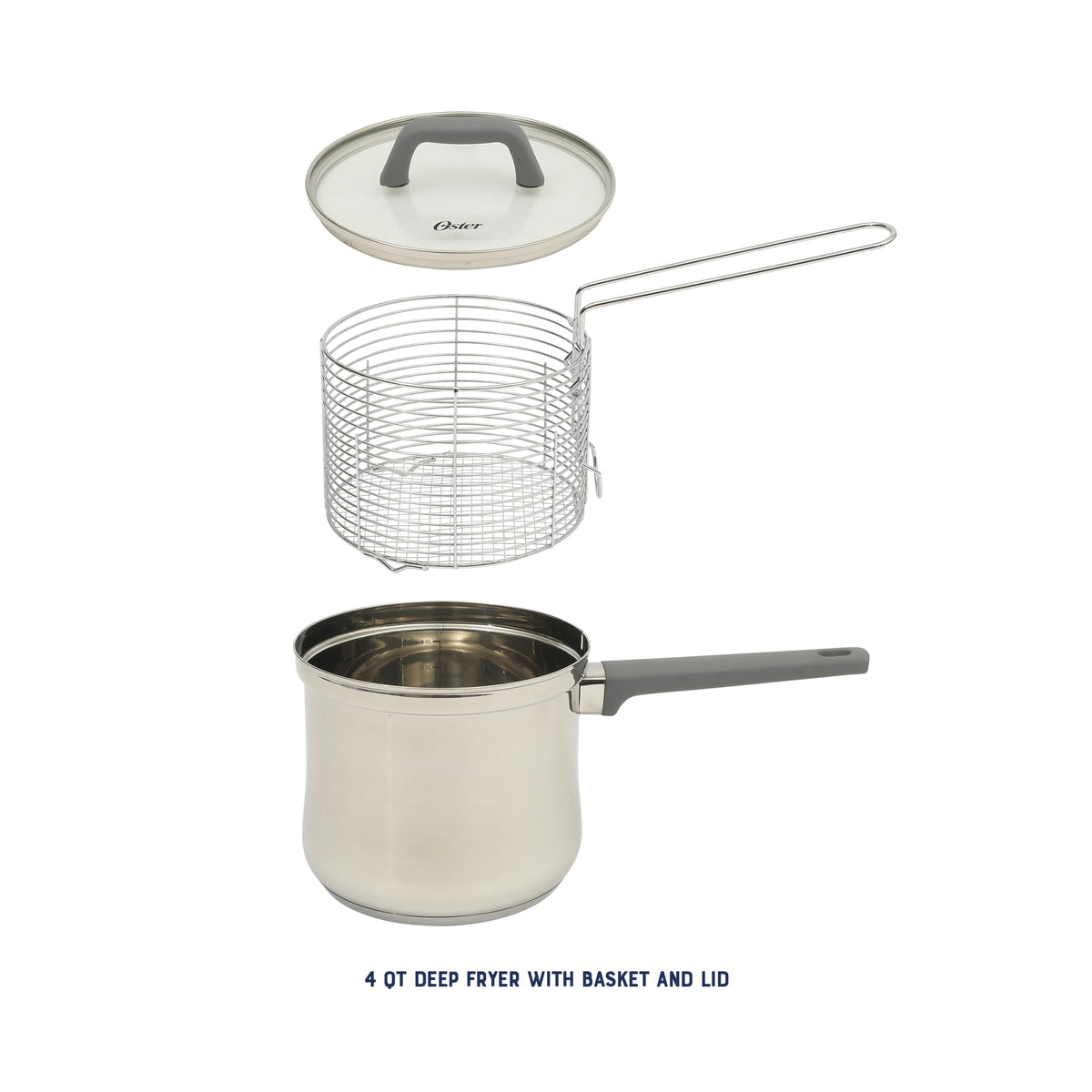 Oster Beauford induction-compatible pot for versatile cooktop compatibility