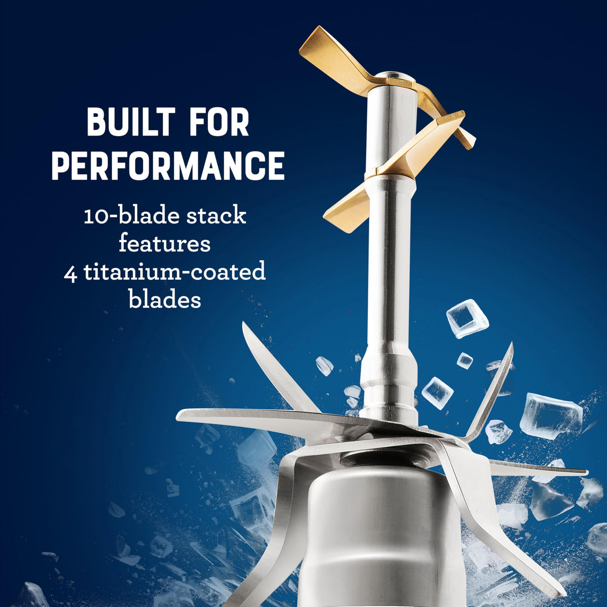 Oster Extreme Mix Blender featuring anti-jam reversing blade reduces interruptions.
