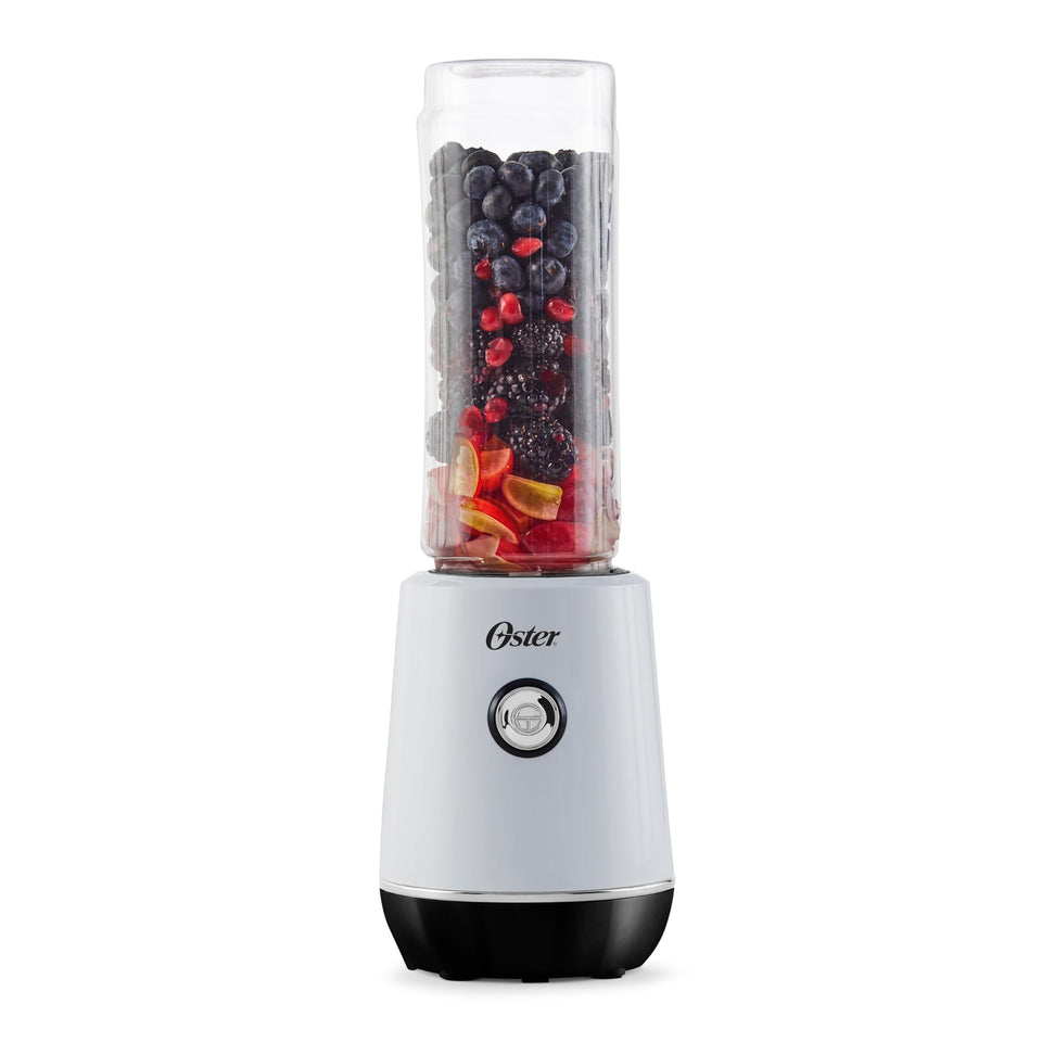 Oster MyBlend Plus 20oz bottle with measurement marks for on-the-go portions.