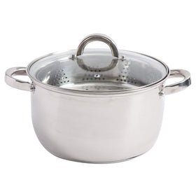Oster Sangerfield 6-Quart Dutch oven with even heat base for consistent cooking.