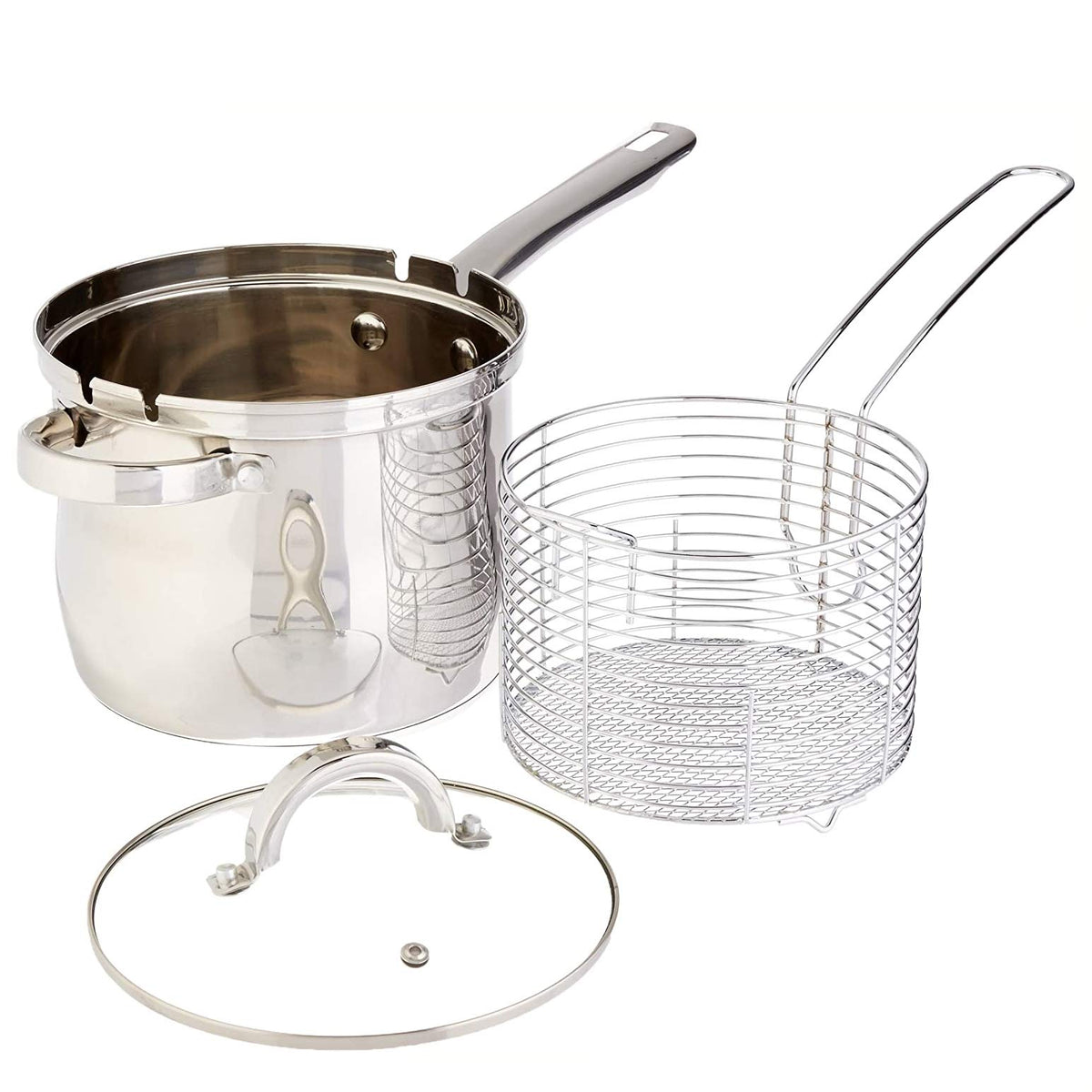 Oster Sangerfield deep fryer pan ready for versatile cooking tasks.