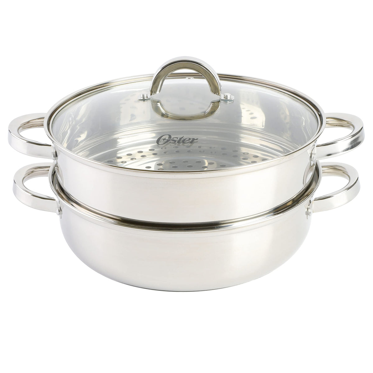 Oster Sangerfield pan cooking vegetables with even heat distribution