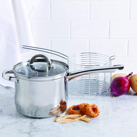 Oster Sangerfield riveted handles offer strong, durable grip.