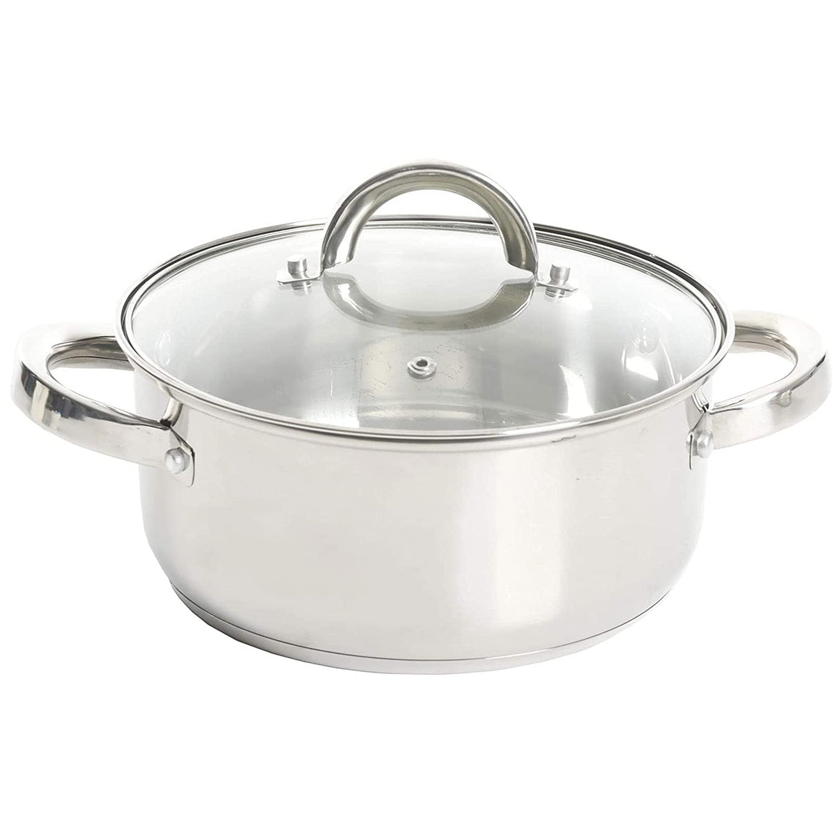 Durable stainless steel construction of Oster Sangerfield Dutch oven