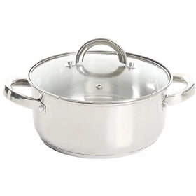 Durable stainless steel construction of Oster Sangerfield Dutch oven