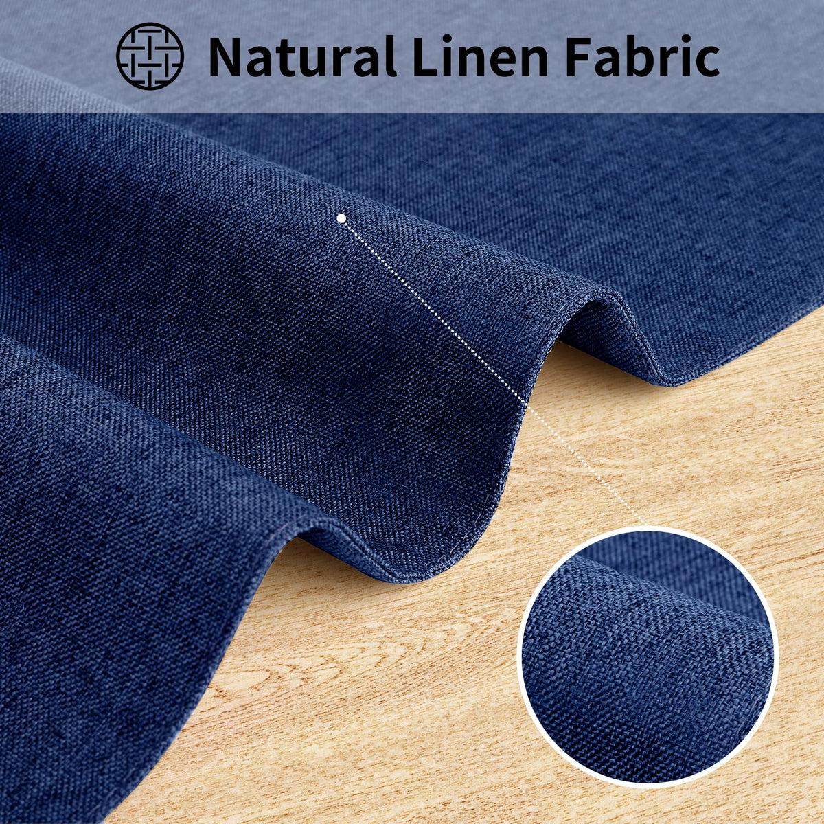 OSUASN navy blue placemats on a dining setup for indoors