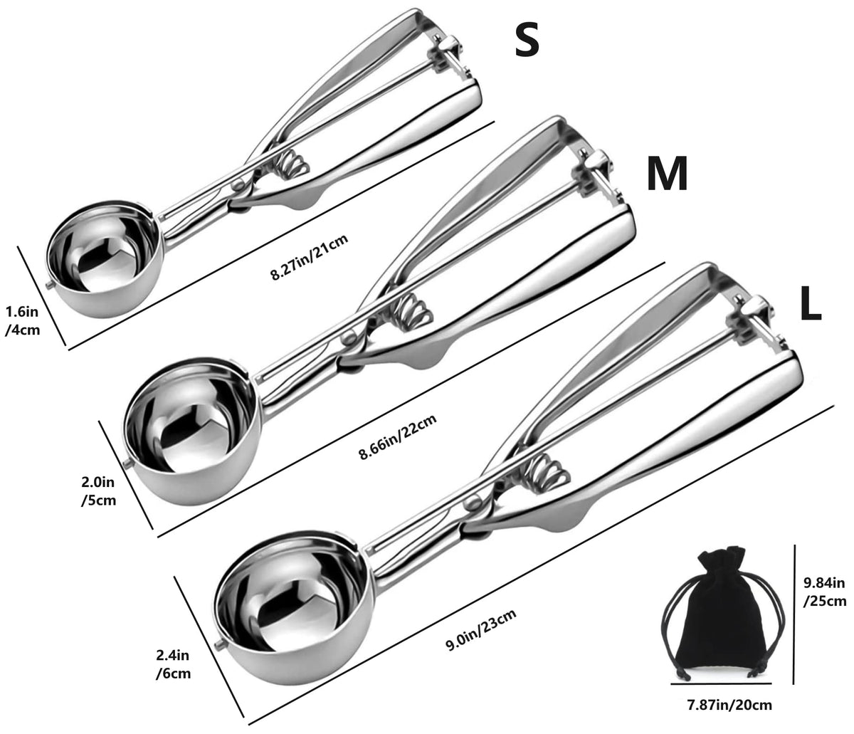 Trigger-release design eases scooping and reduces wrist strain