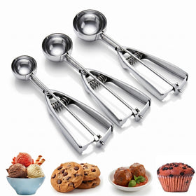 OTEHETOT ice cream scoop set with trigger release for smooth portions