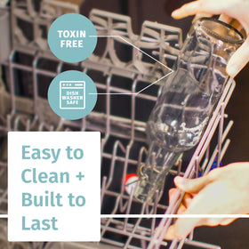 Otis Classic bottle with bonus labels for organized, personalized storage.