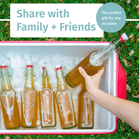 Otis Classic bottle suitable for wine, beer, or kefir storage.