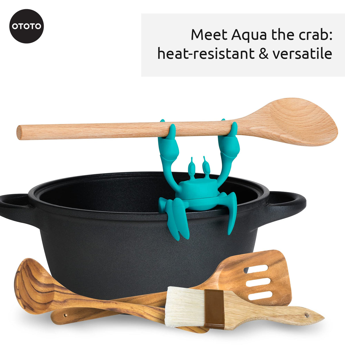 OTOTO Aqua crab gift-ready packaging makes a thoughtful kitchen gift.