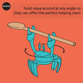 OTOTO Aqua crab kitchen decor with playful crab charm.