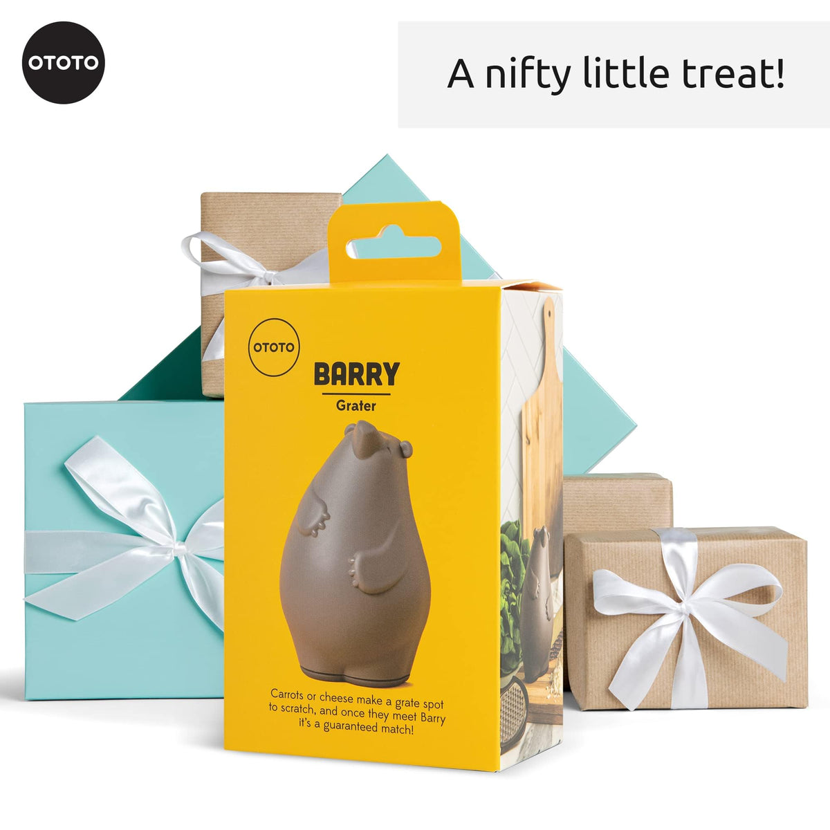 OTOTO Barry the Bear grater makes a cute, gift-ready kitchen accessory