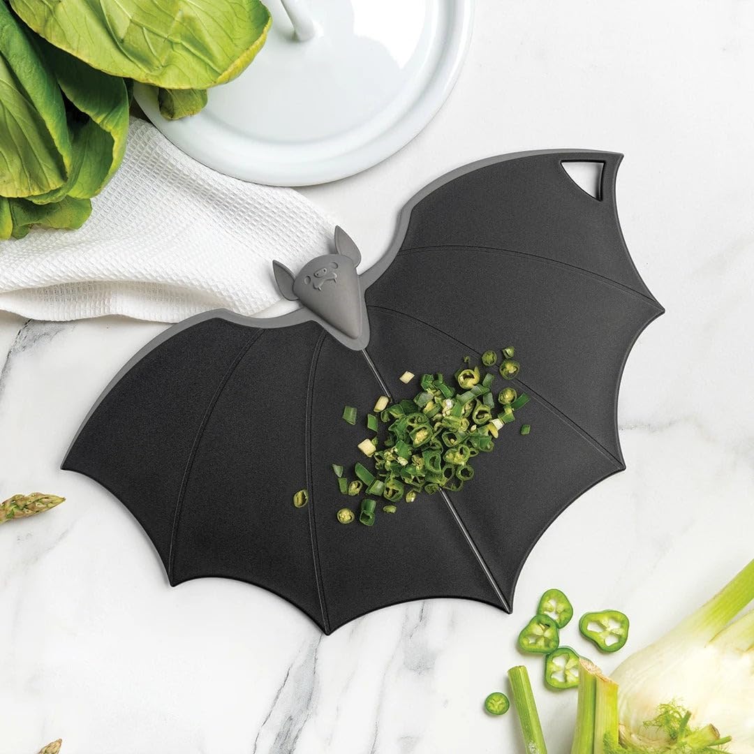 OTOTO Batty with wings folded to trap crumbs during chopping