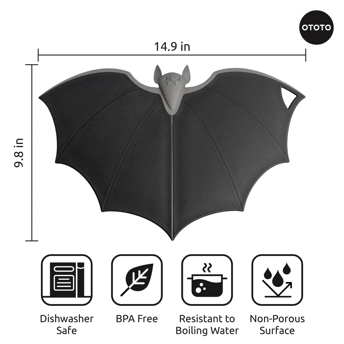 OTOTO Batty folds away and hangs to dry neatly