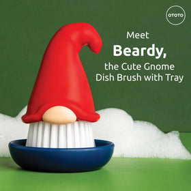 OTOTO Beardy’s ergonomic hat-handle enables comfortable, splash-free scrubbing.