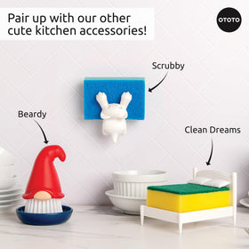 Beardy supports delicate glassware while protecting surfaces.