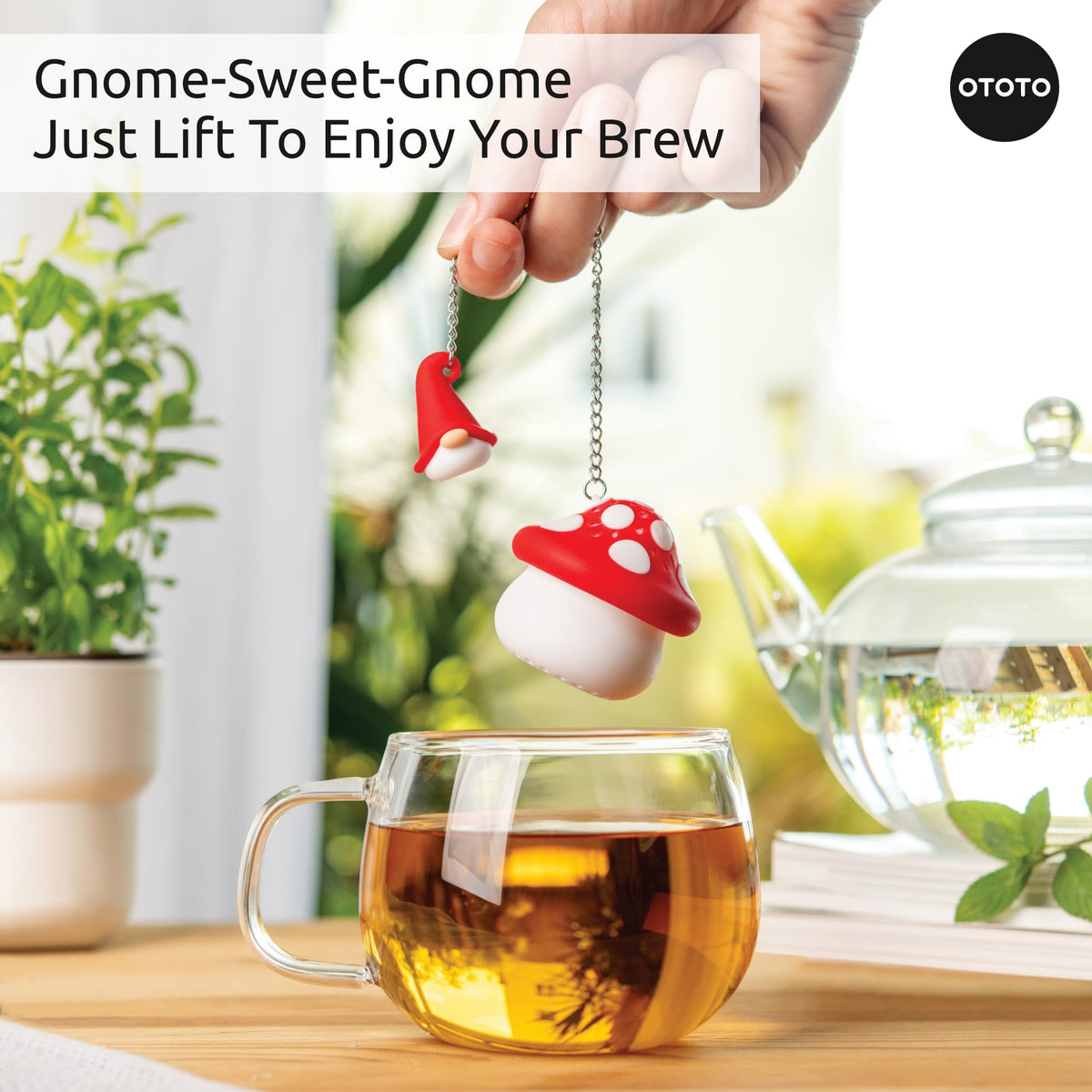 OTOTO BPA-free tea infuser ensures safe tea preparation