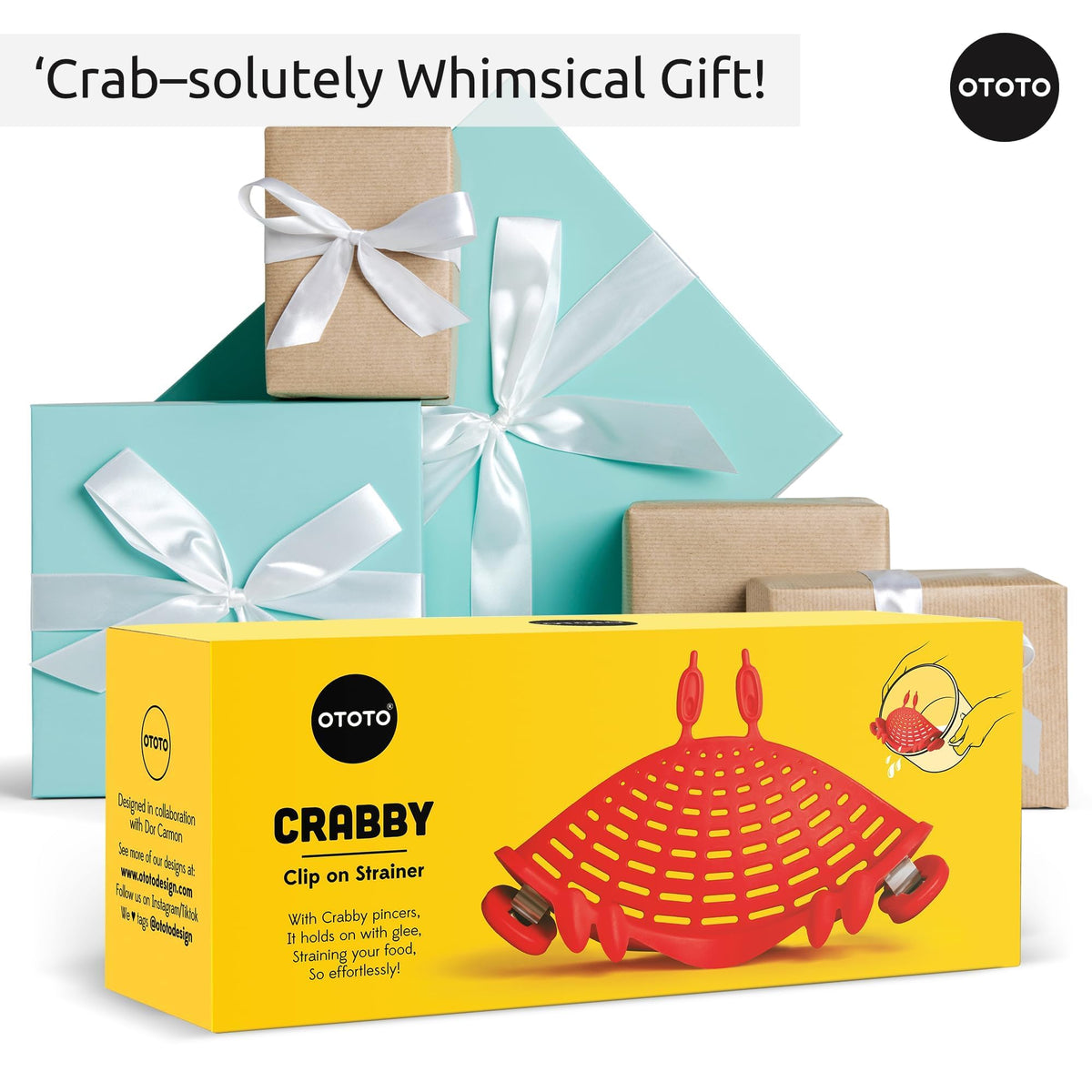 Red Crab finish brings cute style to any kitchen setup.