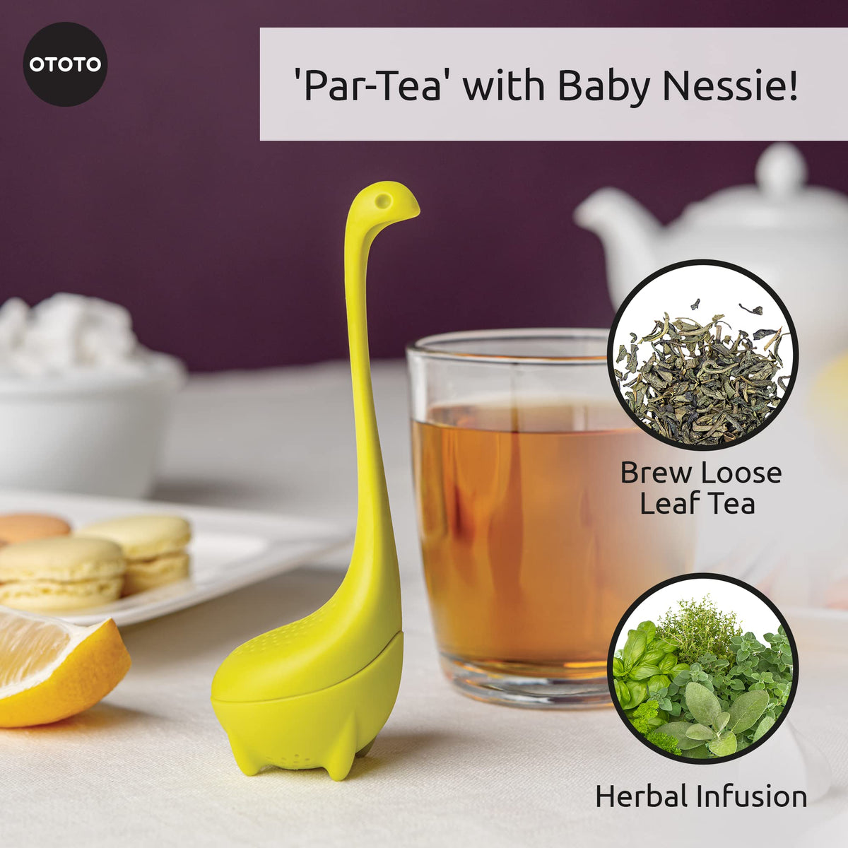 OTOTO cute tea gift set shown, a charming option for foodie gifts.
